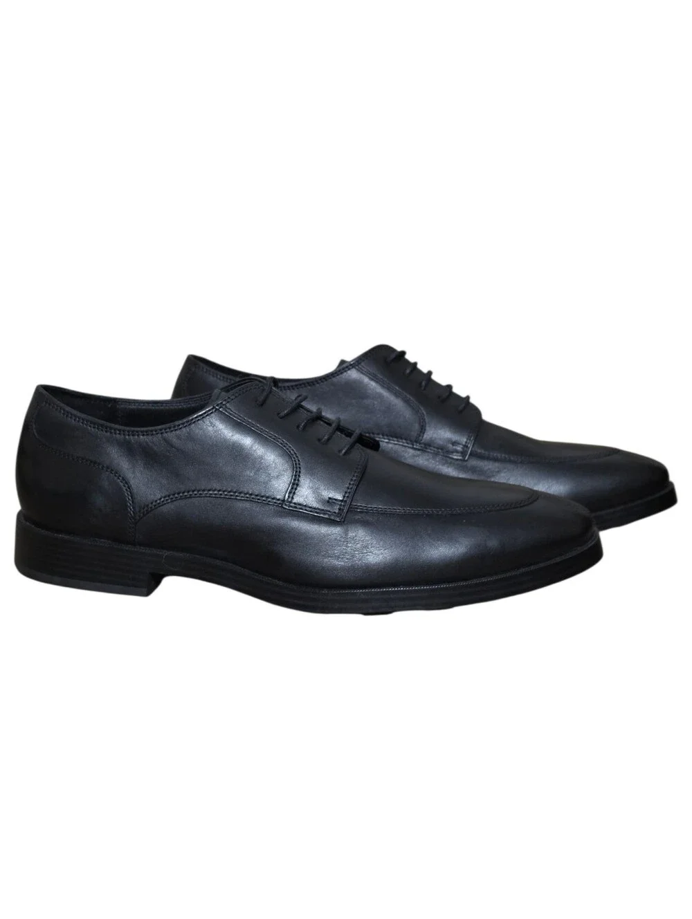Cole Haan Men's Size 9M US Grand OS Black Leather Apron Split Toe Oxford Shoes